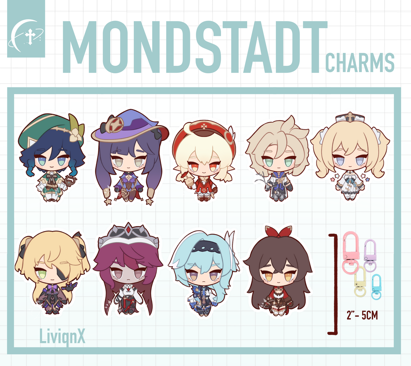 Genshin - Mondstadt // Charms