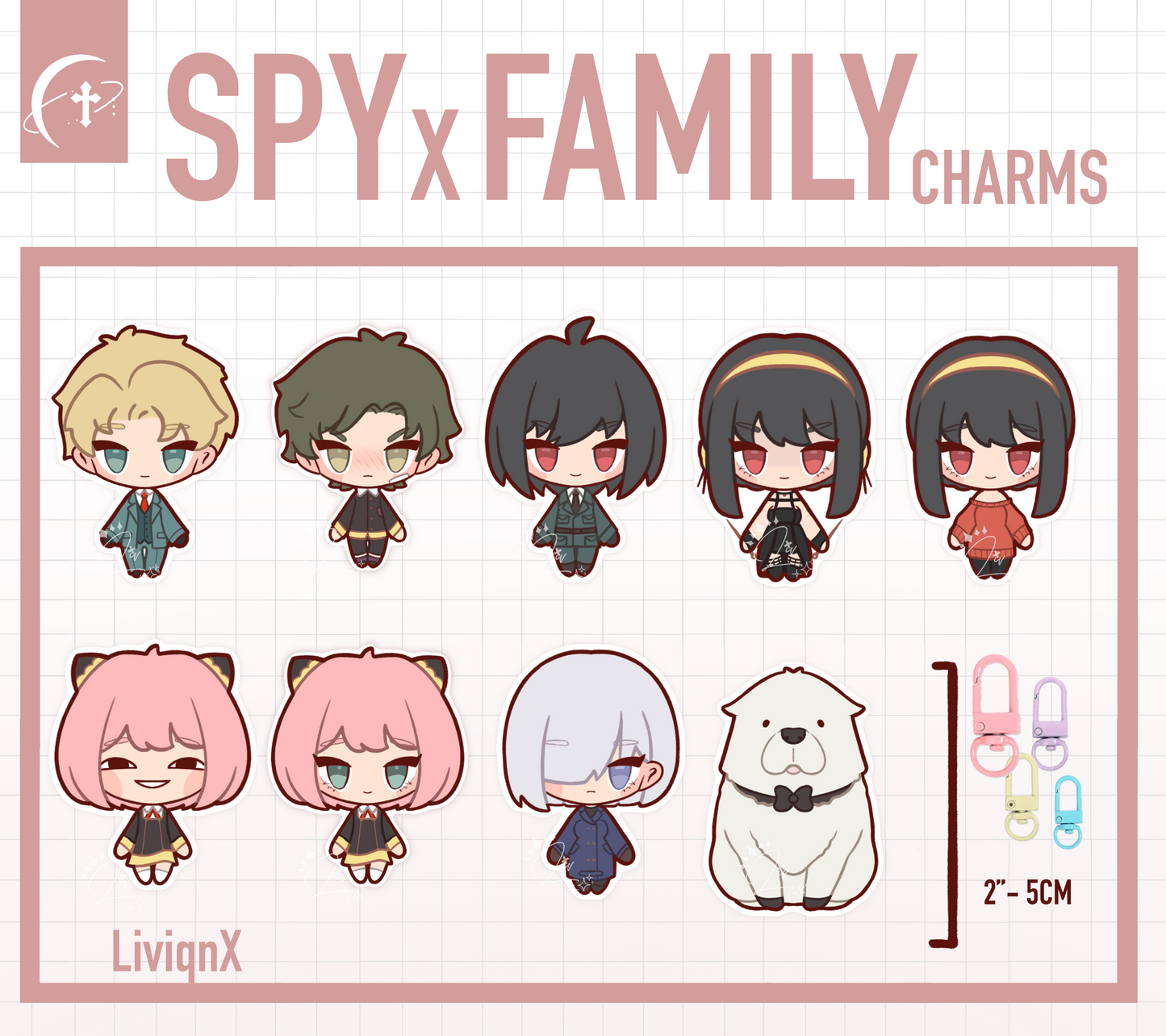 Spy x Family // Charms