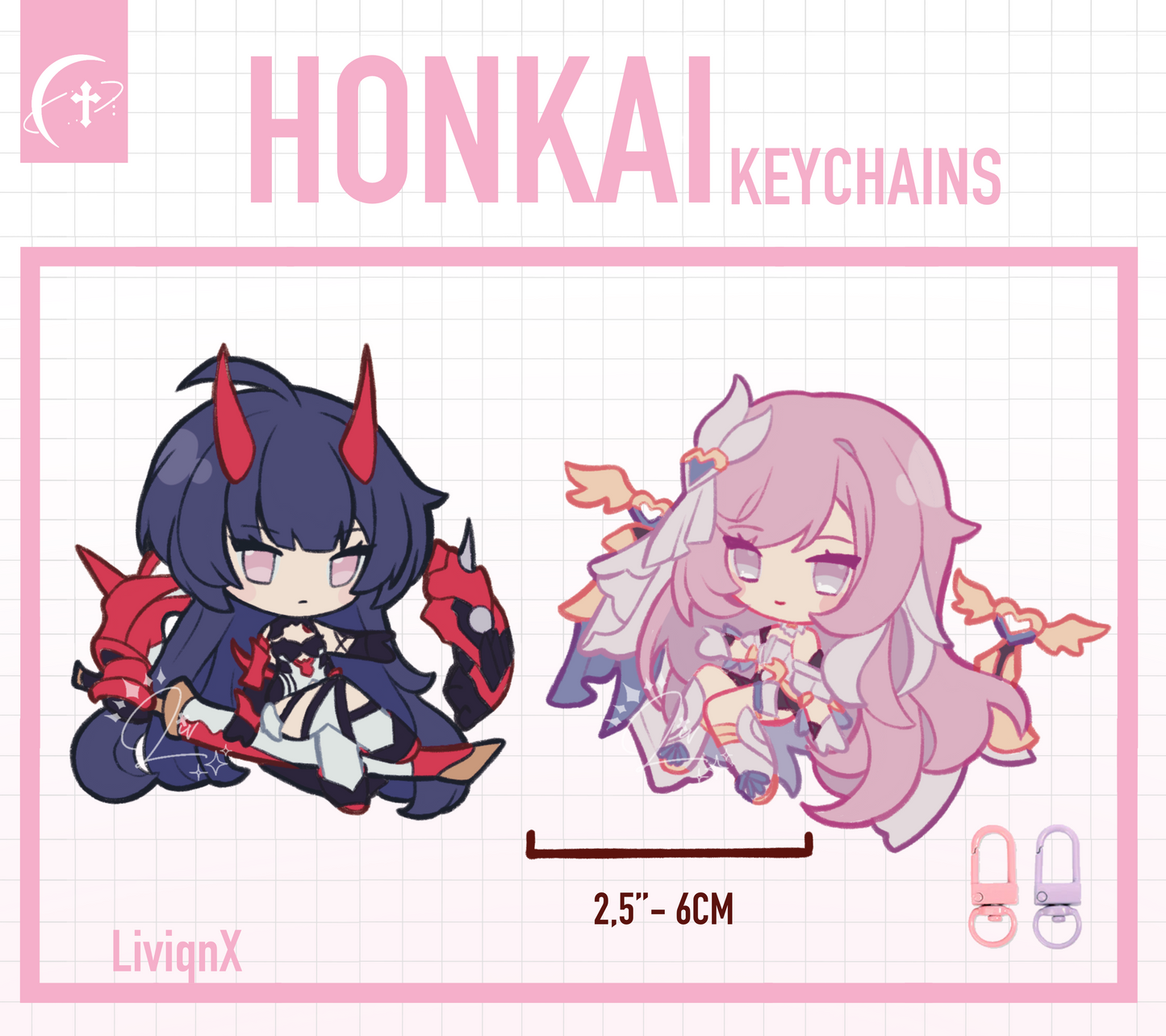 Honkai Impact // Keychains