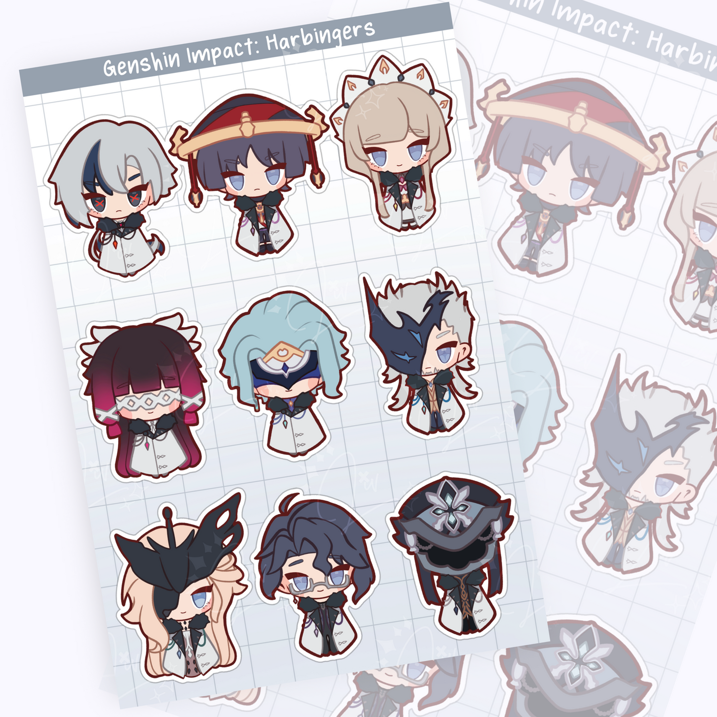 Harbingers // Sticker sheet