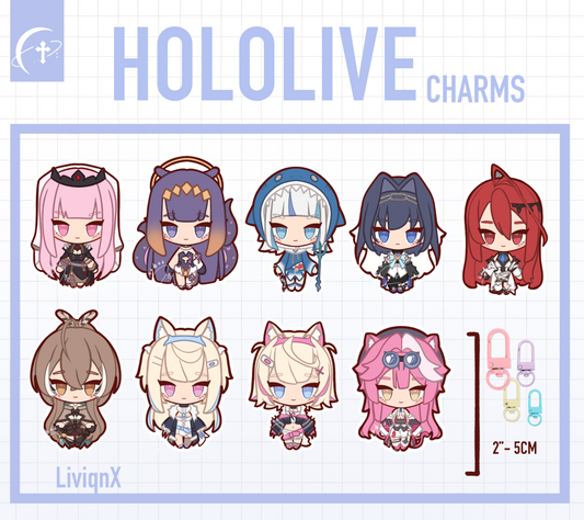 Hololive ENG // Charms [ PREORDER ]