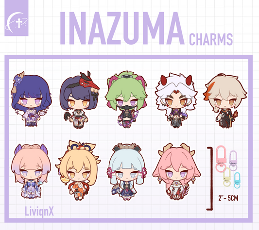 Genshin - Inazuma // Charms [ PREORDER ]