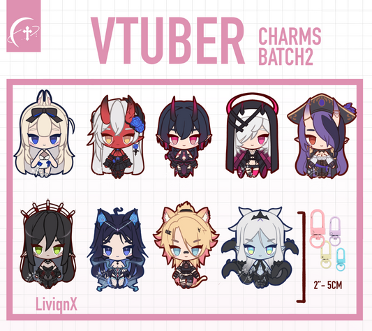 VTubers // Charms | Batch2 [ PREORDER ]