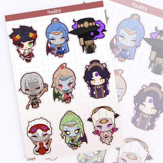 Hades // Sticker sheets [ PREORDER ]