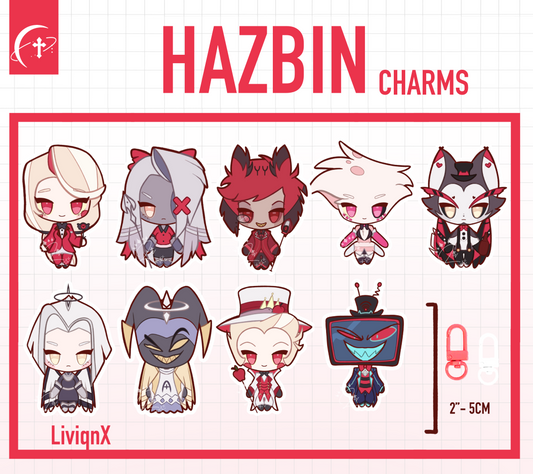 Hazbin Hotel // Charms [ PREORDER ]