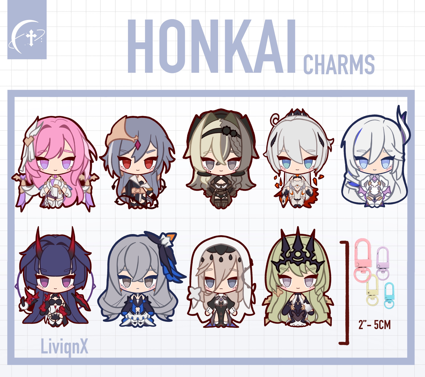 Honkai Impact // charms