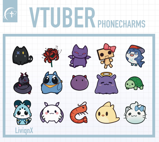 VTuber Mascot // Phone charms