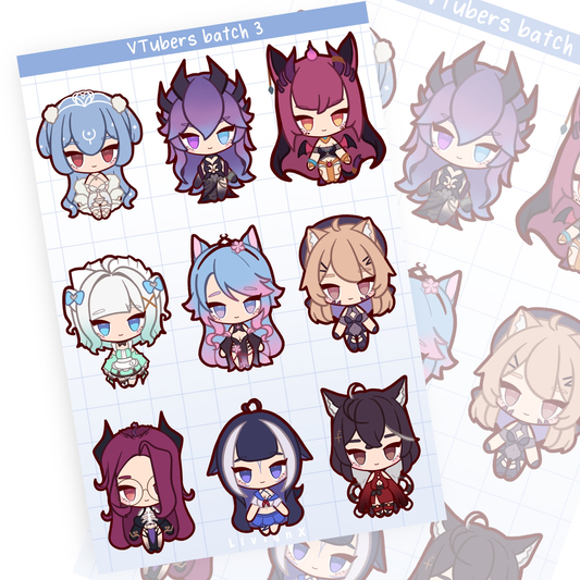 VTuber // Sticker Sheet | Batch3