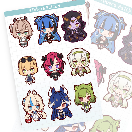 VTuber // Sticker Sheet | Batch4