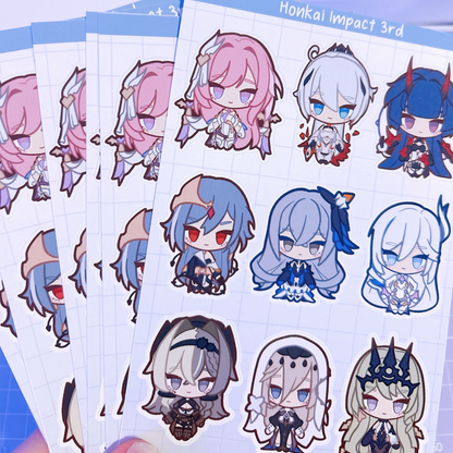 Honkai Impact // Sticker Sheet
