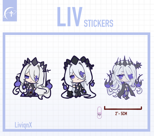 Liv VTuber // Stickers