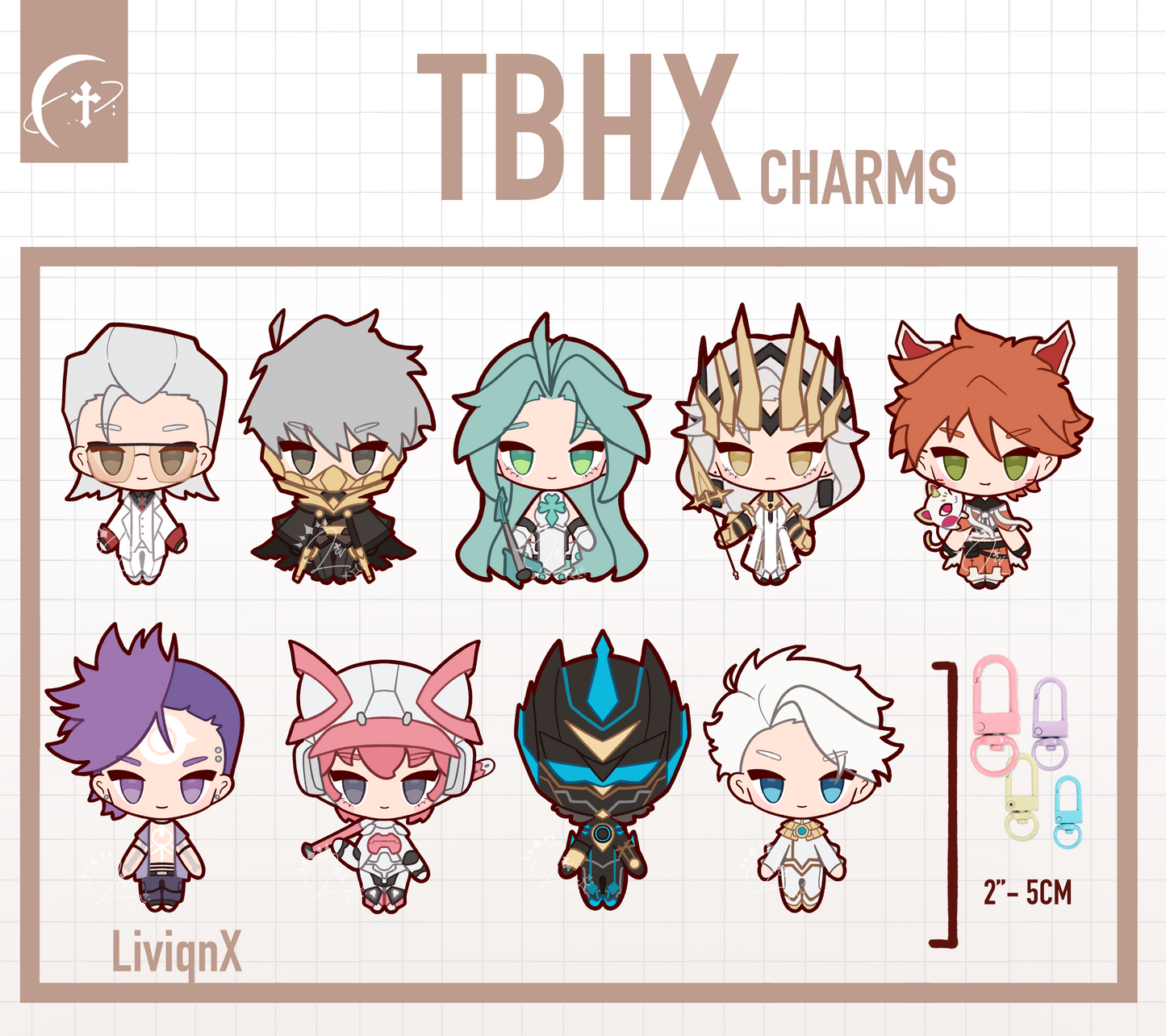 To be Hero X // charms