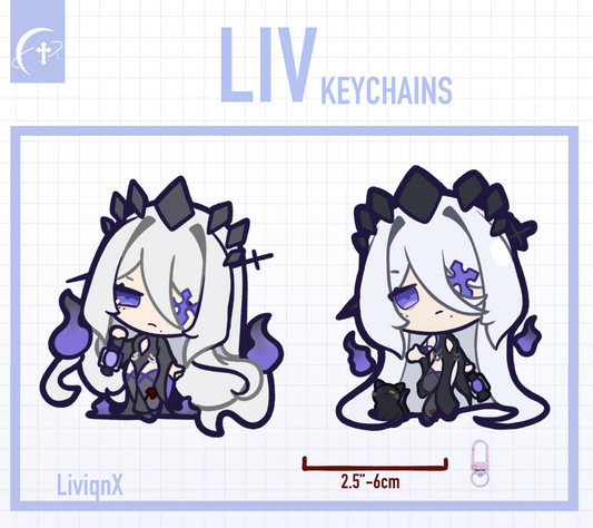 Liv VTuber // Keychains
