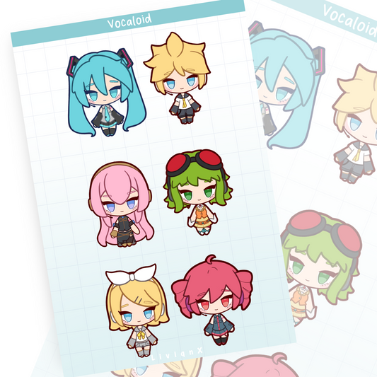 Vocaloid // Sticker Sheet