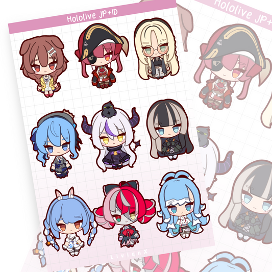 Hololive JP+ID // Sticker Sheet