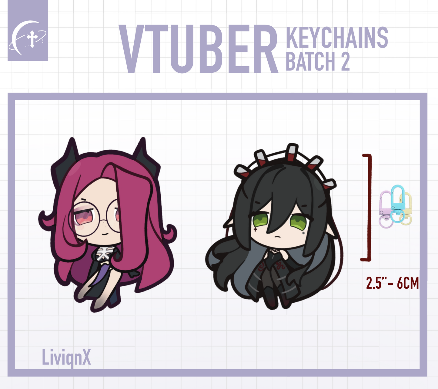 VTuber // Keychains | Batch2