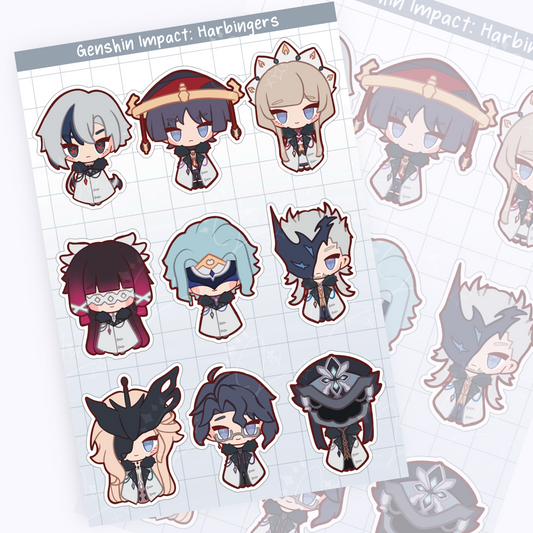 Harbingers // Sticker sheet [ PREORDER & IN STOCK ]