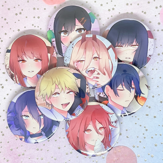 Chainsaw Man // Button Badges